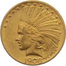USA 10 Dollar Indian Head Goldmünze aus 900er Gold